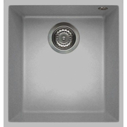 Zlew ELLECI QUADRA 100 BSO aluminium (M79) METALTEK (LMQ10079BSO) Zlew ELLECI QUADRA 100 BSO aluminium (M79) METALTEK (LMQ10079BSO)