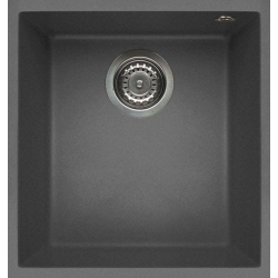 Zlew ELLECI QUADRA 100 BSO titanium (M73) METALTEK (LMQ10073BSO)