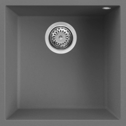 Zlew ELLECI QUADRA 102 BSO dark grey (K99) KERATEK (LKQ10299BSO)