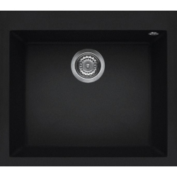 Zlew ELLECI QUADRA 105 black (K86) KERATEK (LKQ10586) *** zamów wycięcie otworów GRATIS ***