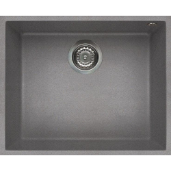 Zlew ELLECI QUADRA 105 BSO cemento (G48) GRANITEK (LGQ10548BSO)