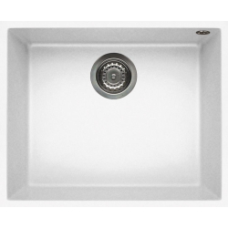 Zlew ELLECI QUADRA 105 BSO white (K96) KERATEK (LKQ10596BSO)