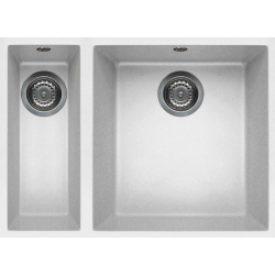 Zlew ELLECI QUADRA 150 BSO bianco (G68) GRANITEK (LGQ15068BSO)