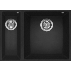 Zlew ELLECI QUADRA 150 BSO nero (G40) GRANITEK (LGQ15040BSO)