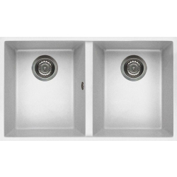 Zlew ELLECI QUADRA 350 BSO bianco (G68) GRANITEK (LGQ35068BSO)