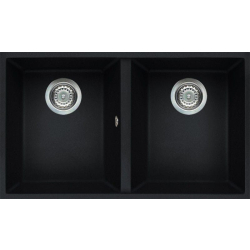 Zlew ELLECI QUADRA 350 BSO black (K86) KERATEK (LKQ35086BSO)