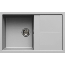 Zlew ELLECI UNICO 300 aluminium (M79) METALTEK (LMU30079) *** zamów wycięcie otworów GRATIS ***