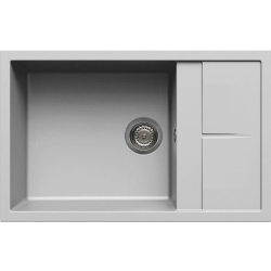 Zlew ELLECI UNICO 310 aluminium (M79) METALTEK (LMU31079) *** zamów wycięcie otworów GRATIS ***