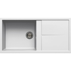 Zlew ELLECI UNICO 480 bianco (G68) GRANITEK (LGU48068) *** zamów wycięcie otworów GRATIS ***
