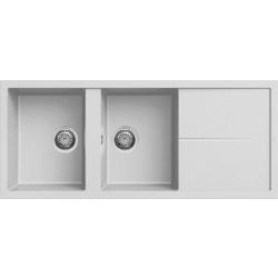 Zlew ELLECI UNICO 500 bianco (G68) GRANITEK (LGU50068) *** zamów wycięcie otworów GRATIS ***