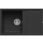 Zlew ELLECI UNICO 300 black (K86) KERATEK (LKU30086) *** zamów wycięcie otworów GRATIS ***