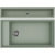 Zestaw ELLECI | zlew DIALOGO 360 + CANALE | sage green K82 | KERATEK (LKD36082+LKDC8682)