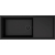 Zlew ELLECI SINTESI 510-BKM black (K86) KERATEK + czarny odpływ (LKS51086BKM) *** zamów wycięcie otworów GRATIS ***