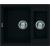 Zlew ELLECI EASY 150 nero (G40) GRANITEK (LGY15040) *** zamów wycięcie otworów GRATIS ***