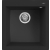 Zlew ELLECI QUADRA 102 black (K86) KERATEK (LKQ10286) *** zamów wycięcie otworów GRATIS ***