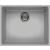 Zlew ELLECI QUADRA 105 BSO aluminium (M79) METALTEK (LMQ10579BSO)