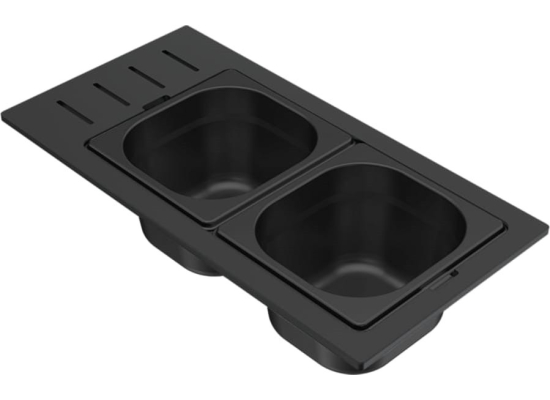 Zestaw ELLECI Gourmet 1/6 CZARNY do SINTESI 410, 480 i 510 (KD012100BK)