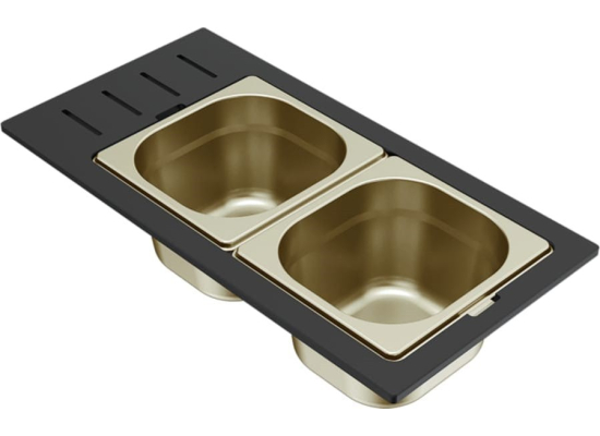 Zestaw ELLECI Gourmet 1/6 ZŁOTY do SINTESI 410, 480 i 510 (KD012100GD)