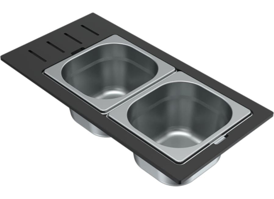 Zestaw ELLECI Gourmet 1/6 STAL do SINTESI 410, 480 i 510 (KD012100IN)