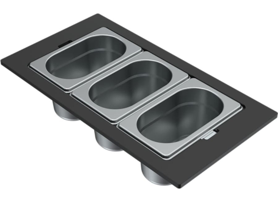 Zestaw ELLECI Gourmet 1/9 STAL do DIALOGO (KF023100IN)
