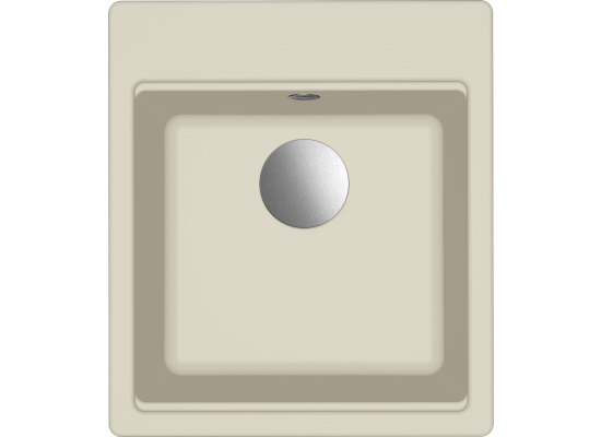 Zlew ELLECI TIME 102 bianco soft (G39) GRANITEK (LG210239FIXCI)
