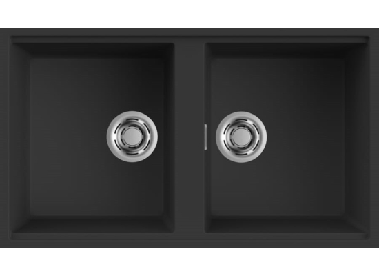 Zlew ELLECI BEST 450 BSO nero (G40) GRANITEK (LGB45040BSO) *** zamów wycięcie otworów GRATIS ***