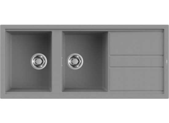 Zlew ELLECI BEST 500 cemento (G48) GRANITEK (LGB50048) *** zamów wycięcie otworów GRATIS ***