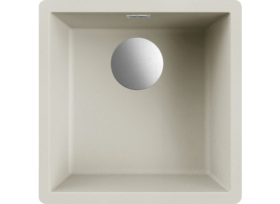 Zlew ELLECI DYNAMO 102 bianco soft (G39) GRANITEK (LGZ10239FIXCI)