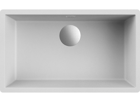 Zlew ELLECI DYNAMO 130 bianco (G68) GRANITEK (LGZ13068FIXCI)