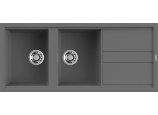 Zlew ELLECI BEST 500 dark grey (K99) KERATEK (LKB50099) *** zamów wycięcie otworów GRATIS ***