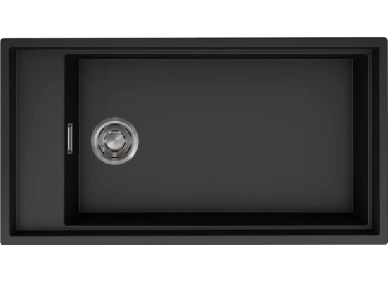 Zlew ELLECI DIALOGO 360 black (K86) KERATEK (LKD36086) *** zamów wycięcie otworów GRATIS ***