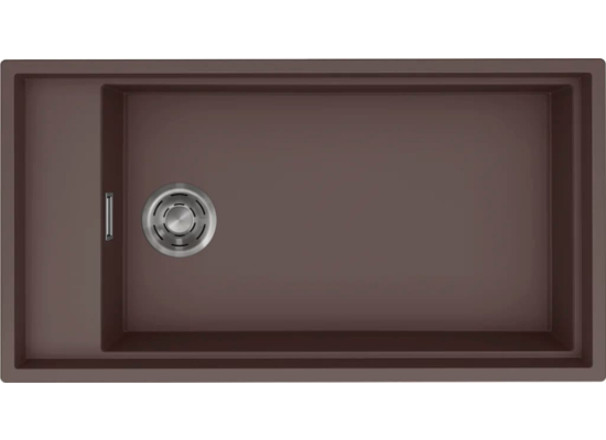 Zlew ELLECI DIALOGO 360 cocoa (K87) KERATEK (LKD36087) *** zamów wycięcie otworów GRATIS ***