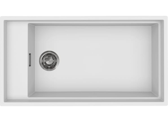 Zestaw ELLECI | zlew DIALOGO 360 + CANALE | white K96 | KERATEK (LKD36096+LKDC8696)