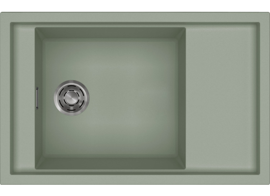 Zlew ELLECI SINTESI 305 sage green (K82) KERATEK (LKS31082) *** zamów wycięcie otworów GRATIS ***