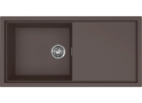 Zlew ELLECI SINTESI 480 cocoa (K87) KERATEK (LKS48087) (LKS48087) *** zamów wycięcie otworów GRATIS ***