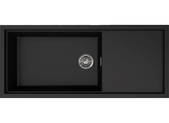 Zlew ELLECI SINTESI 510 black (K86) KERATEK (LKS51086) *** zamów wycięcie otworów GRATIS ***