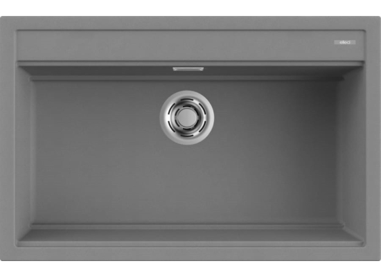 Zlew ELLECI BEST 130 titanium (M73) METALTEK (LMB13073) *** zamów wycięcie otworów GRATIS ***