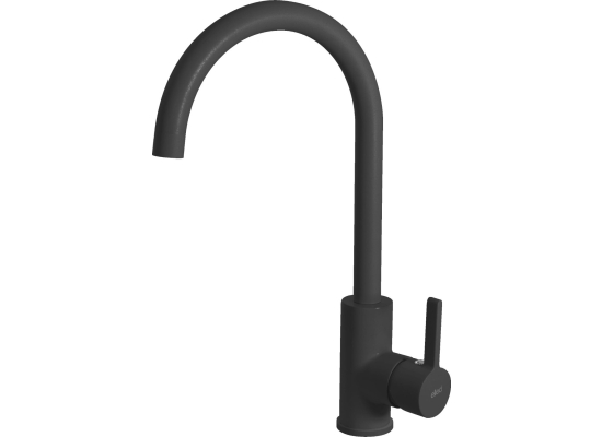 Zestaw ELLECI | zlew UNICO 410 + bateria C01 CADDY | nero G40 (LGU41040+MGKC0140)