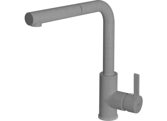 Zestaw ELLECI | zlew UNICO 310 + bateria C02 SHELL PLUS | cemento G48 (LGU31048+MGKC0248)