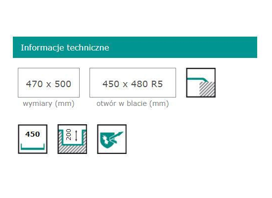 Zlew ELLECI QUADRA 102 nero (G40) GRANITEK (LGQ10240) *** zamów wycięcie otworów GRATIS ***