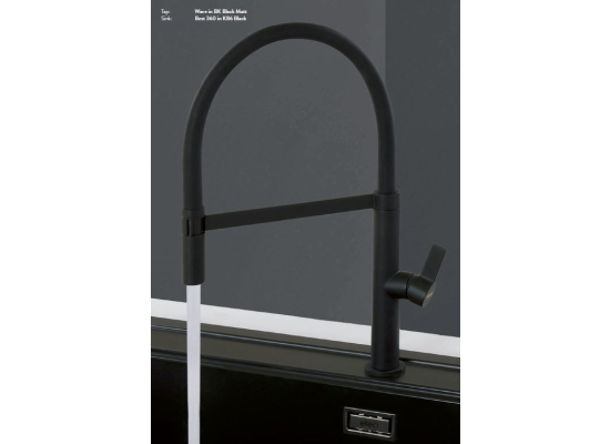 Bateria ELLECI WAVE black (czarny mat) (MOKWAVBK)