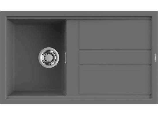 Zlew ELLECI BEST 400 dark grey (K99) KERATEK (LKB40099) *** zamów wycięcie otworów GRATIS ***