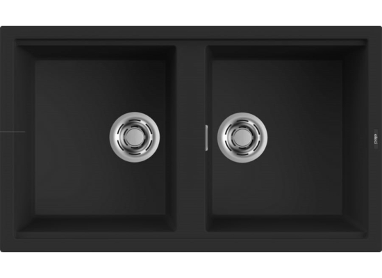 Zlew ELLECI BEST 450 black (K86) KERATEK (LKB45086) *** zamów wycięcie otworów GRATIS ***