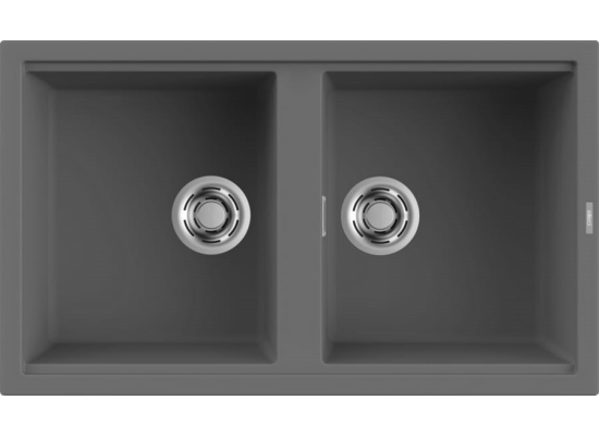 Zlew ELLECI BEST 450 dark grey (K99) KERATEK (LKB45099) *** zamów wycięcie otworów GRATIS ***