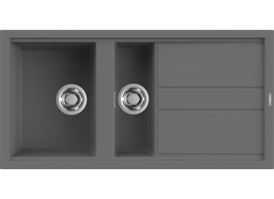 Zlew ELLECI BEST 475 dark grey (K99) KERATEK (LKB47599) *** zamów wycięcie otworów GRATIS ***