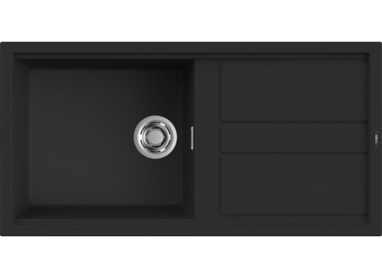 Zlew ELLECI BEST 480 black (K86) KERATEK (LKB48086) *** zamów wycięcie otworów GRATIS ***