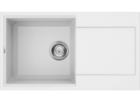 Zlew ELLECI EASY 290 bianco (G68) GRANITEK (LGY29068) *** zamów wycięcie otworów GRATIS ***