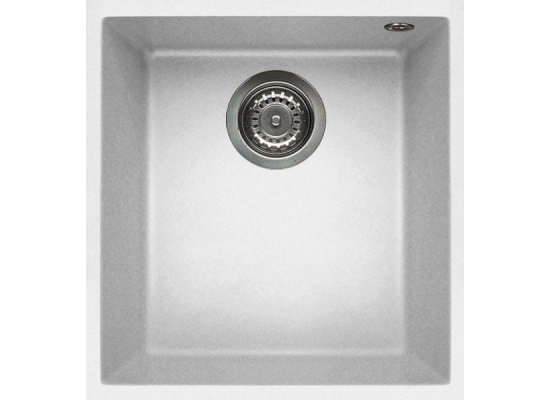 Zlew ELLECI QUADRA 100 BSO bianco (G68) GRANITEK (LGQ10068BSO)