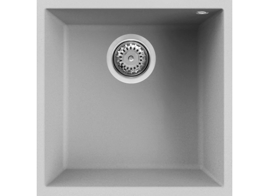 Zlew ELLECI QUADRA 102 BSO aluminium (M79) METALTEK (LMQ10279BSO)