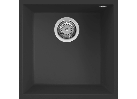 Zlew ELLECI QUADRA 102 BSO nero (G40) GRANITEK (LGQ10240BSO)